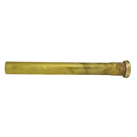 Jones Stephens 1-1/2in. x 12in. Rough Brass Slip Joint Extension Tube 17 Gauge P38428